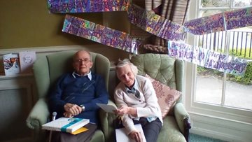 Couple in Leeds care home celebrate 65th wedding anniversary together